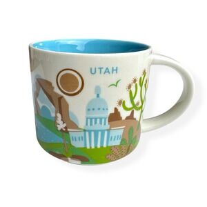 Starbucks You Are Here YAH Collection Utah State 2016 14 oz. Coffee Tea Mug Cup